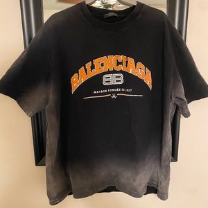 Balenciaga Faded Tee shirt XL